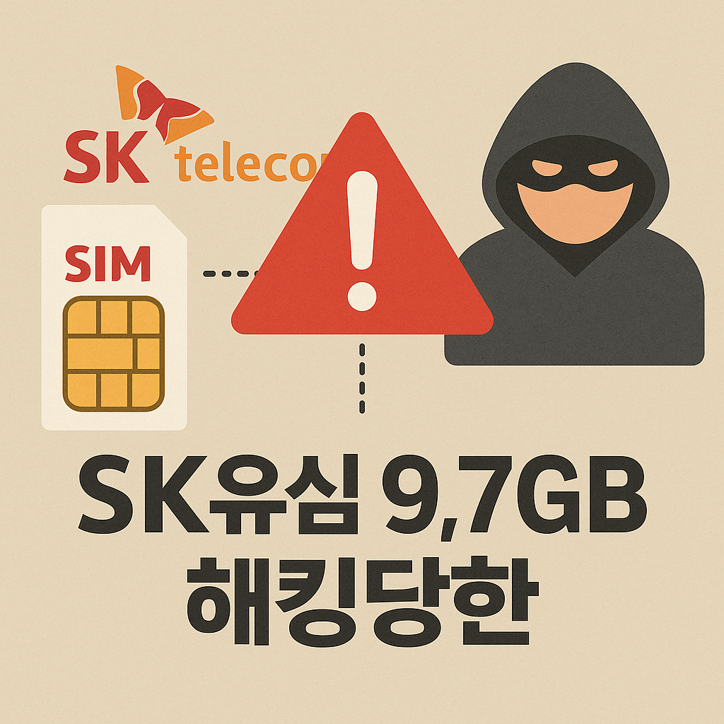 SK 유심 해킹 최대 9.7기가 분량 대처방법은?